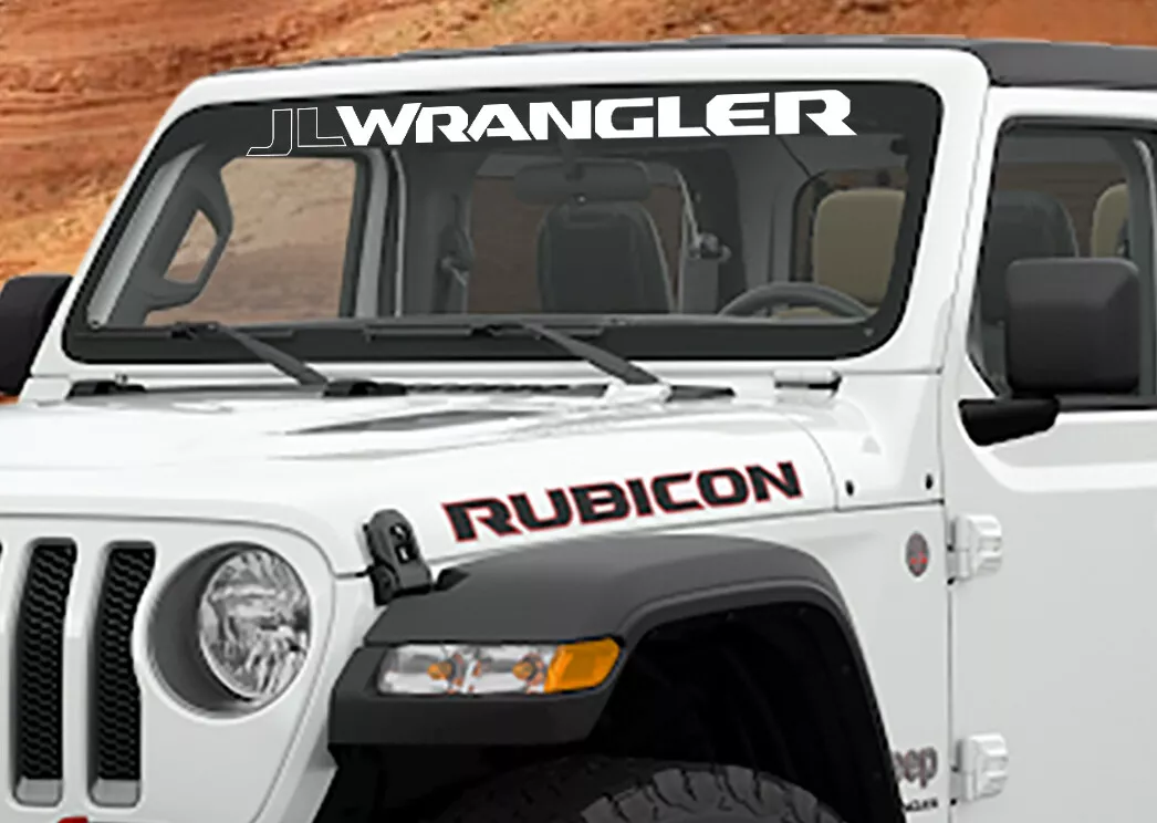 Wrangler Jeep Windshield Decal Graphic